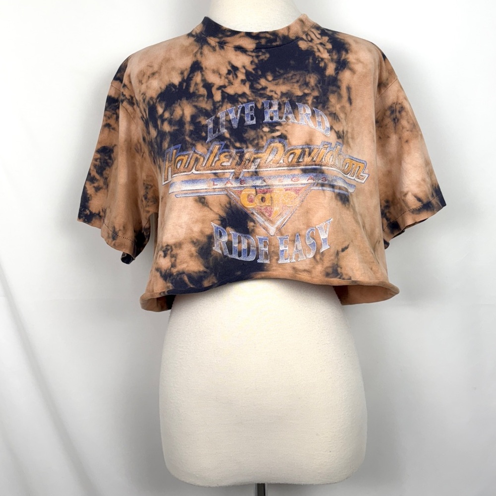 Vintage Harley-Davidson Las Vegas Cropped Shirt - Picture 4 of 7